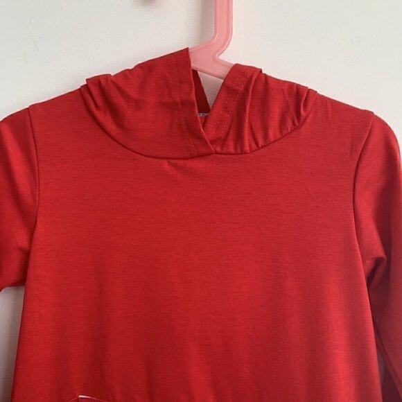 NEW Basics By Sunshine Swing Red Hooded Dress, 3T - Picture 3 of 9